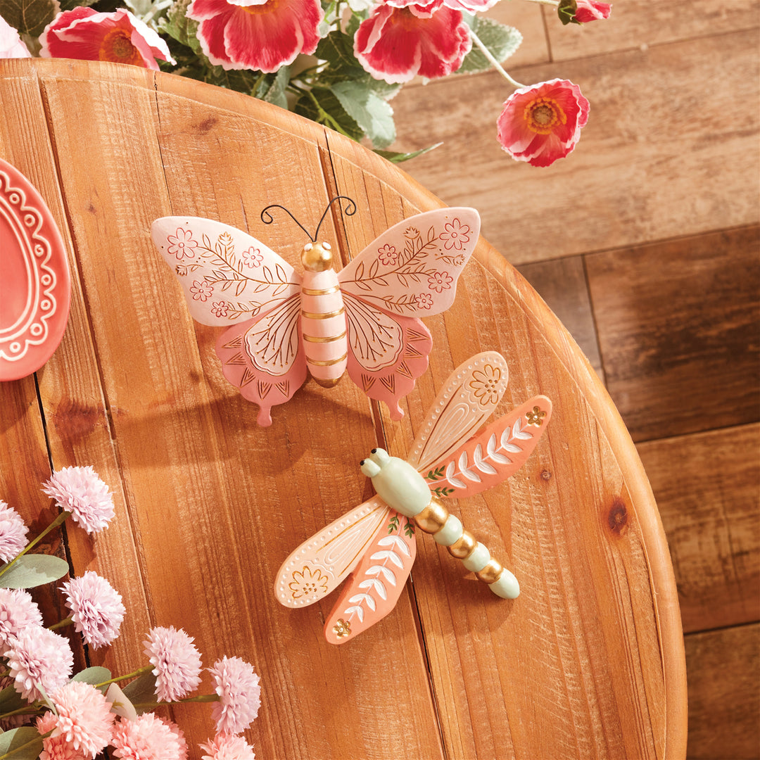 Pastel Butterfly/Dragonfly Figurine