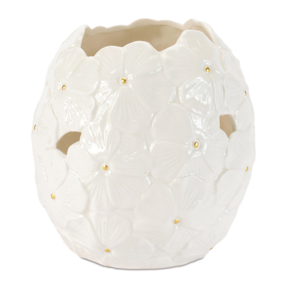 White Flower Vase 5.75 Inches