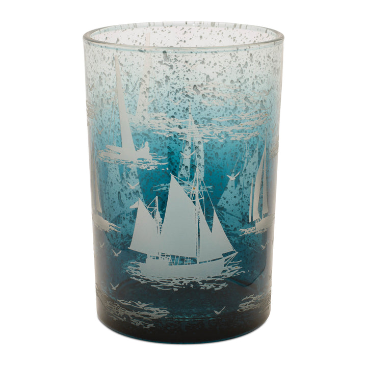 Sailboat Candle Holder 7 Inches