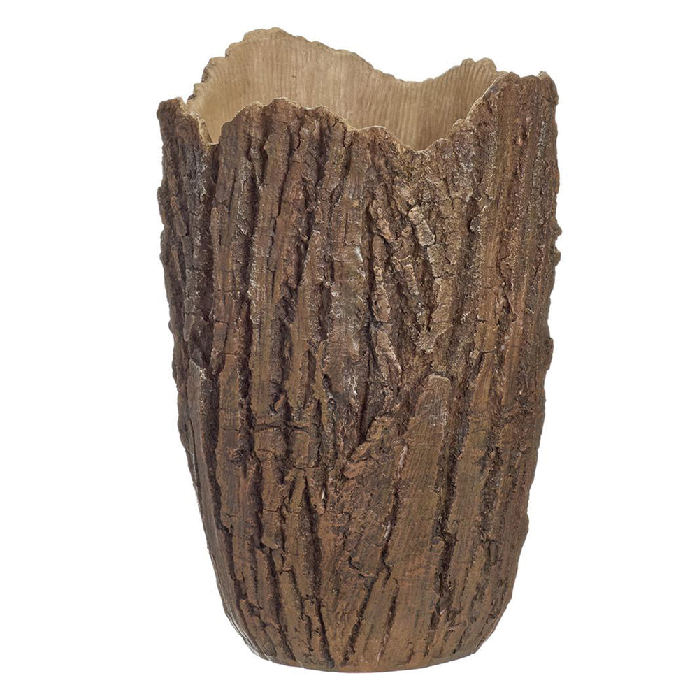 Polyresin Log Planter 11.5 Inches x 7.5 Inches