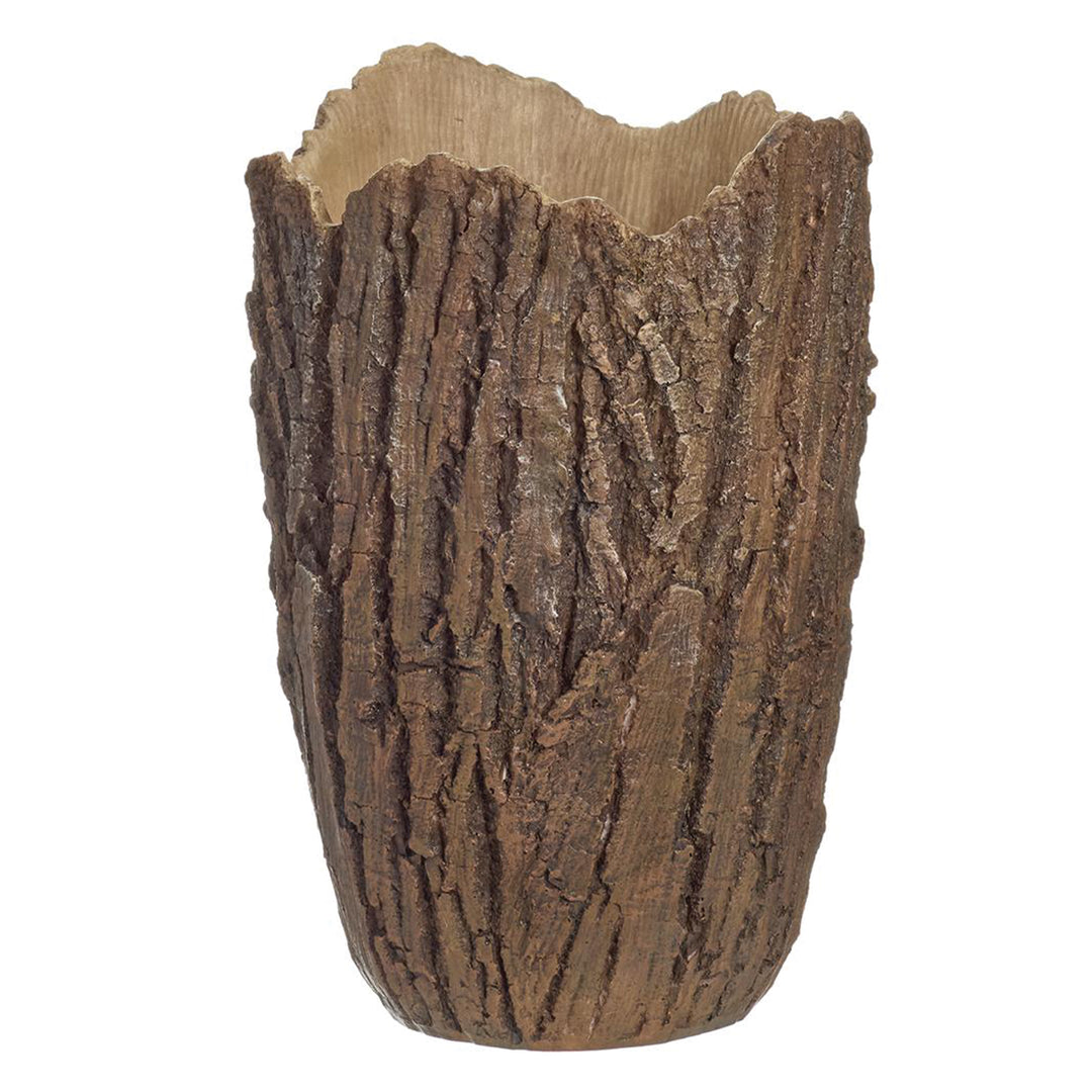 Polyresin Log Planter 11.5 Inches x 7.5 Inches