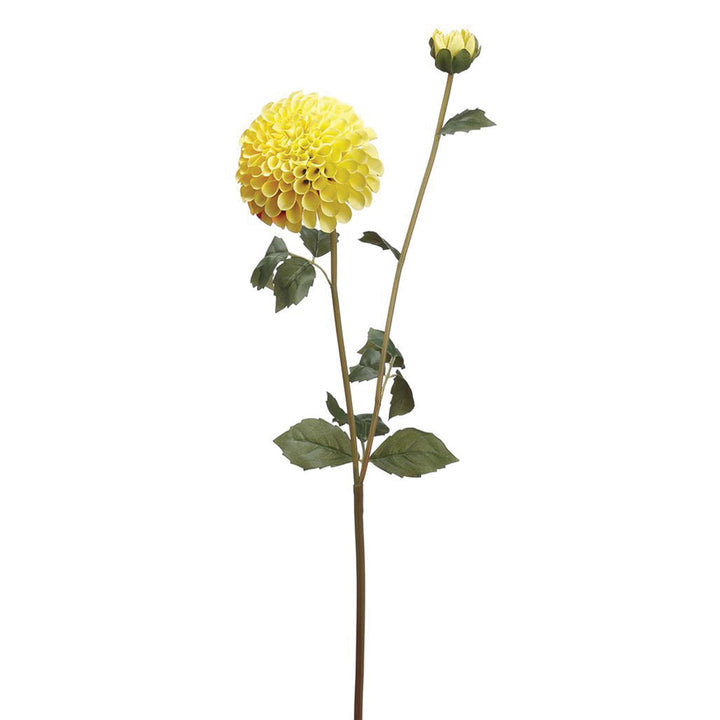 Dahlia & Bud Spray Collection Yellow & Red