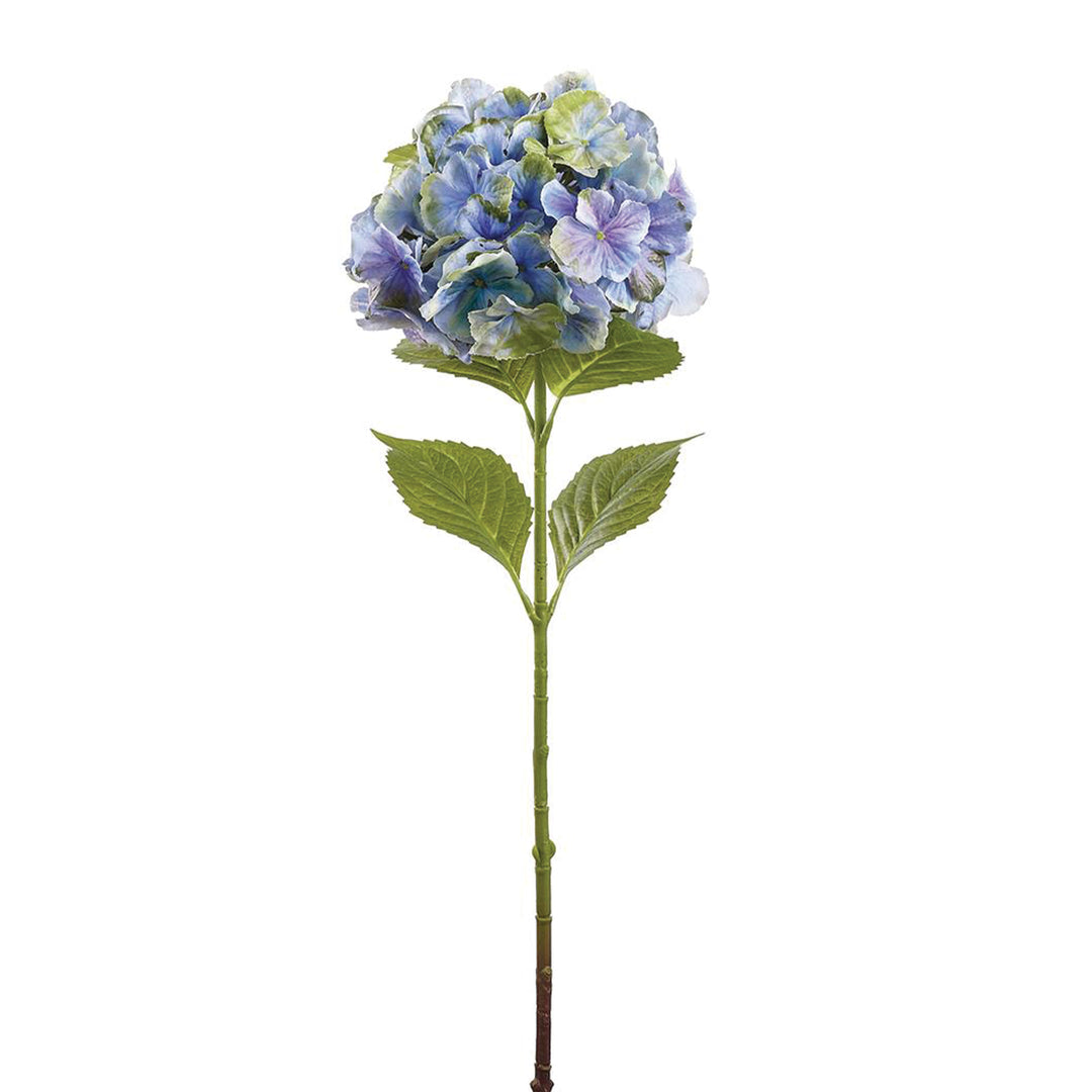 Real Touch Hydrangea Spray Blue & Green