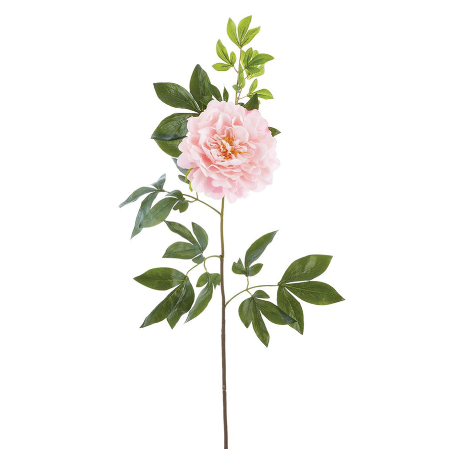 Real Touch Pink Peony Spray