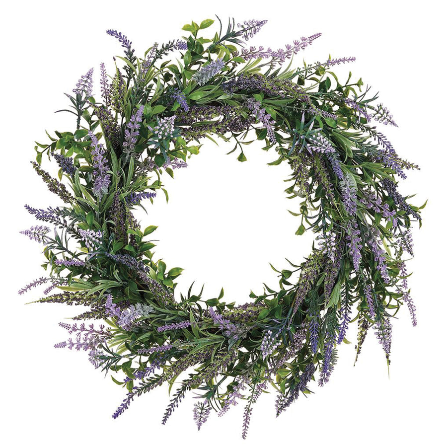 Artificial Lavender & Muscari Wreath