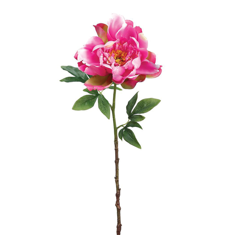 Artificial Cerise Peony Spray
