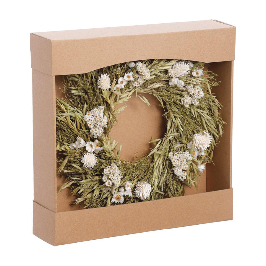 Nature & Forever Dried Thistle & Daisy Wreath