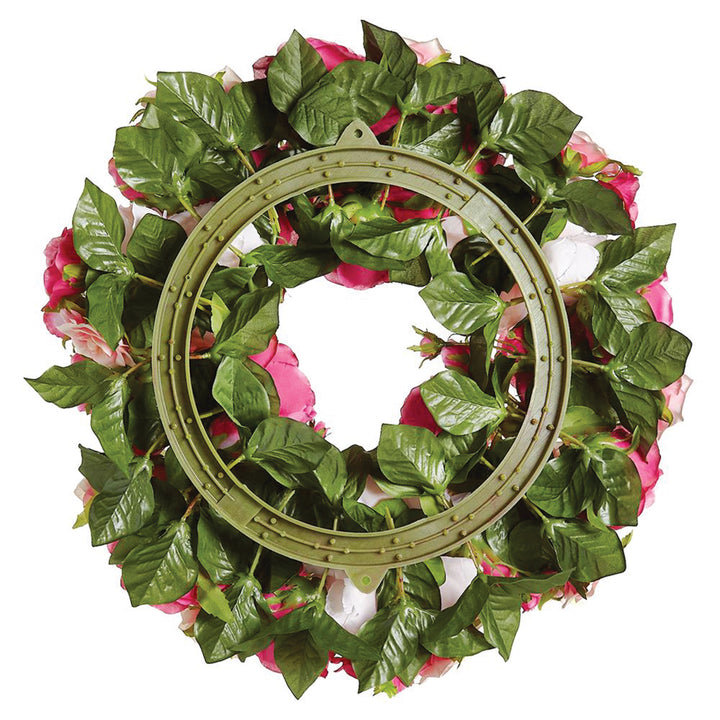 Artificial Peony & Rose Wreath