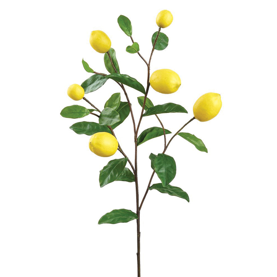 Artificial Lemon Branch Spray