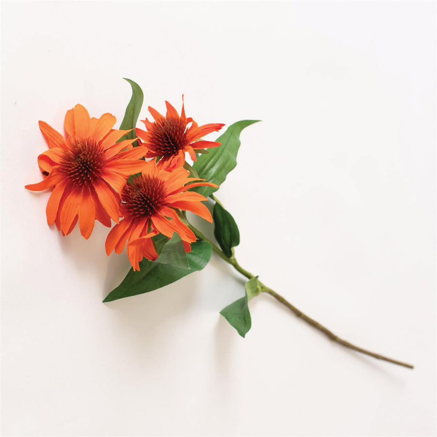 Artificial Orange Rudbeckia Spray