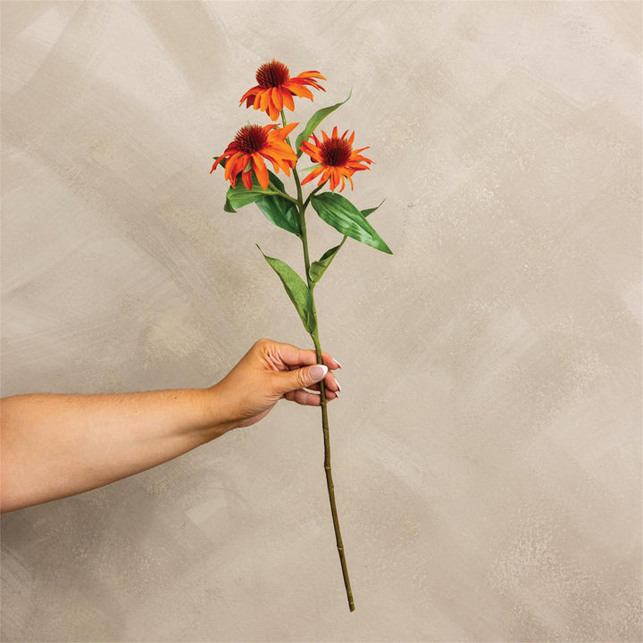 Artificial Orange Rudbeckia Spray