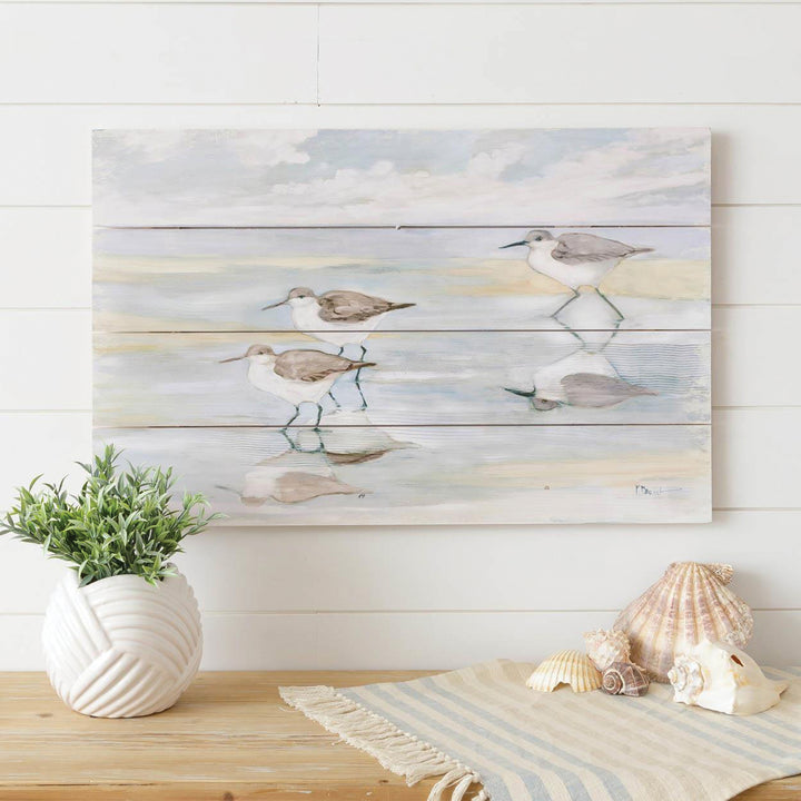 Sand Piper Pallet Sign