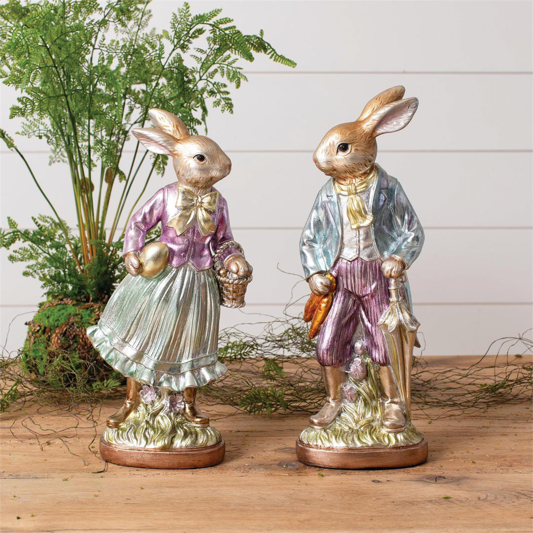 Vintage Foil Easter Rabbit