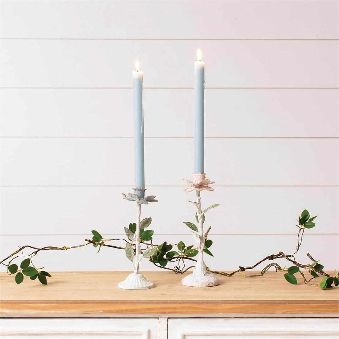 Cottage Flower Candle Holder