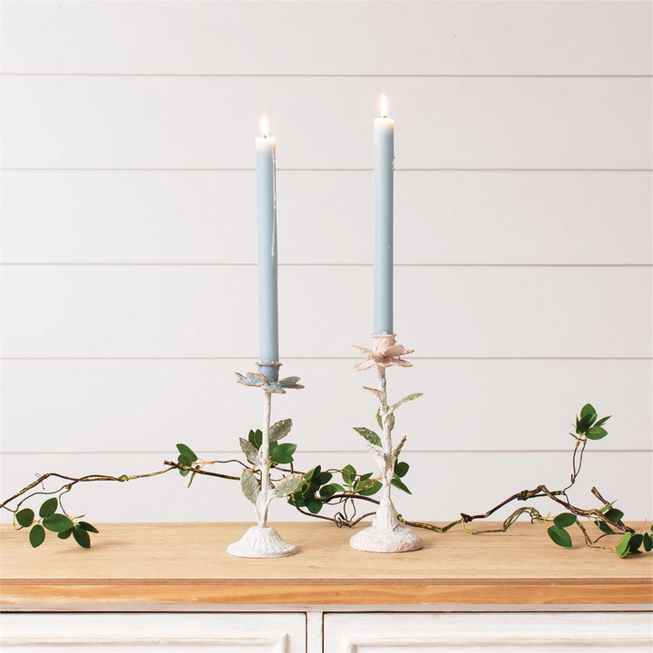 Cottage Flower Candle Holder