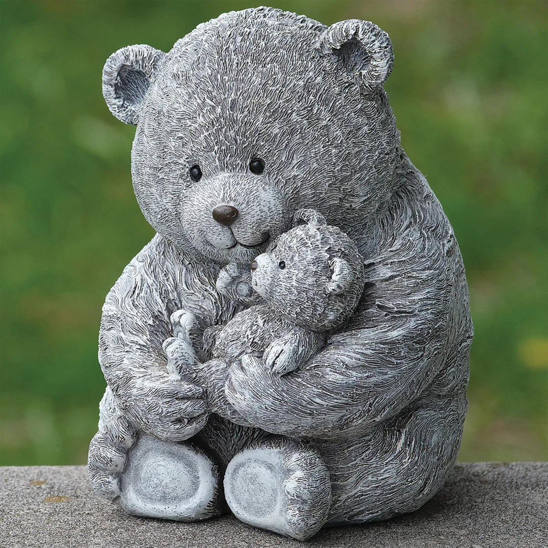 Pudgy Pals Mamma Bear with Baby Statue