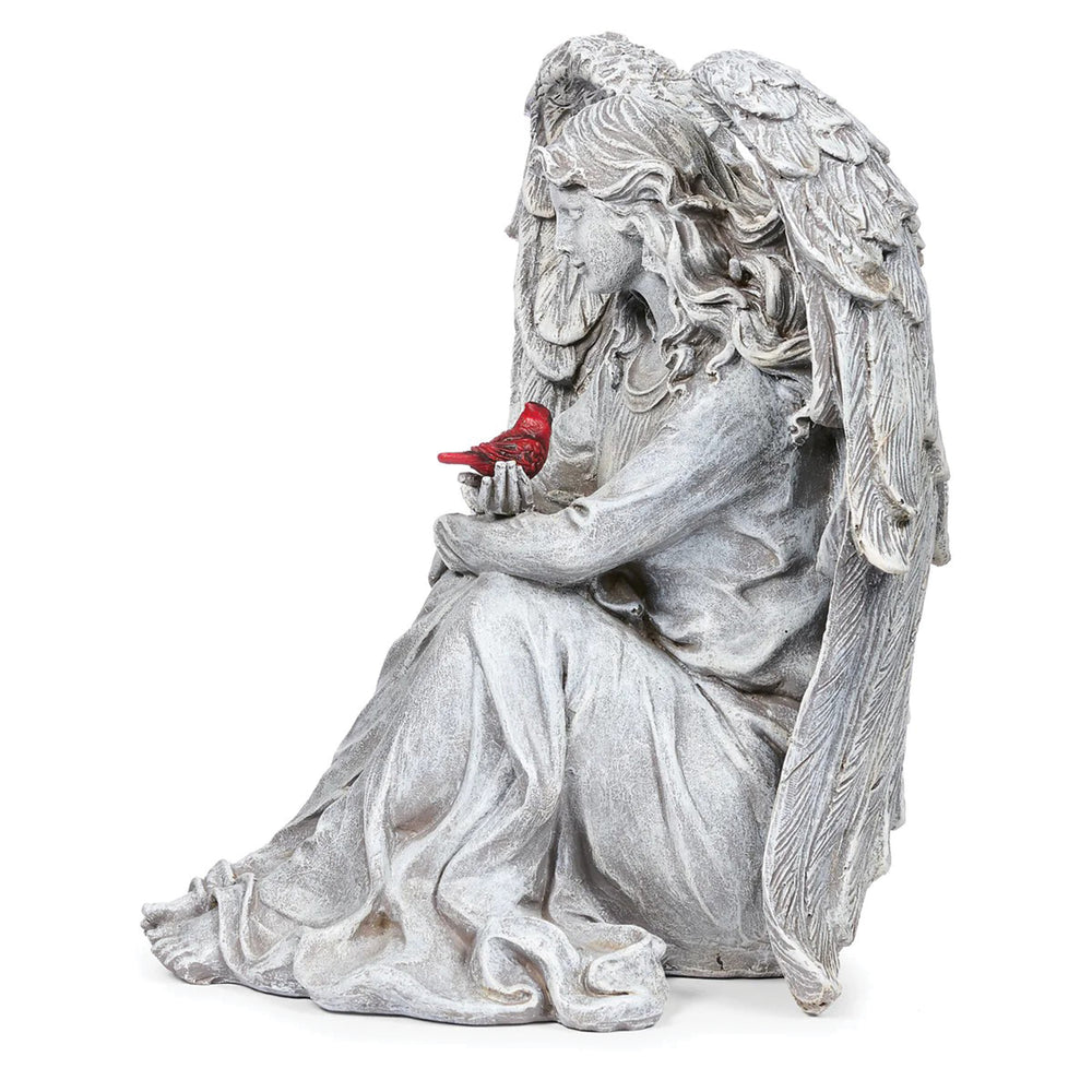 Angel with Cardinal Memorial Statue