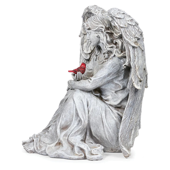 Angel with Cardinal Memorial Statue