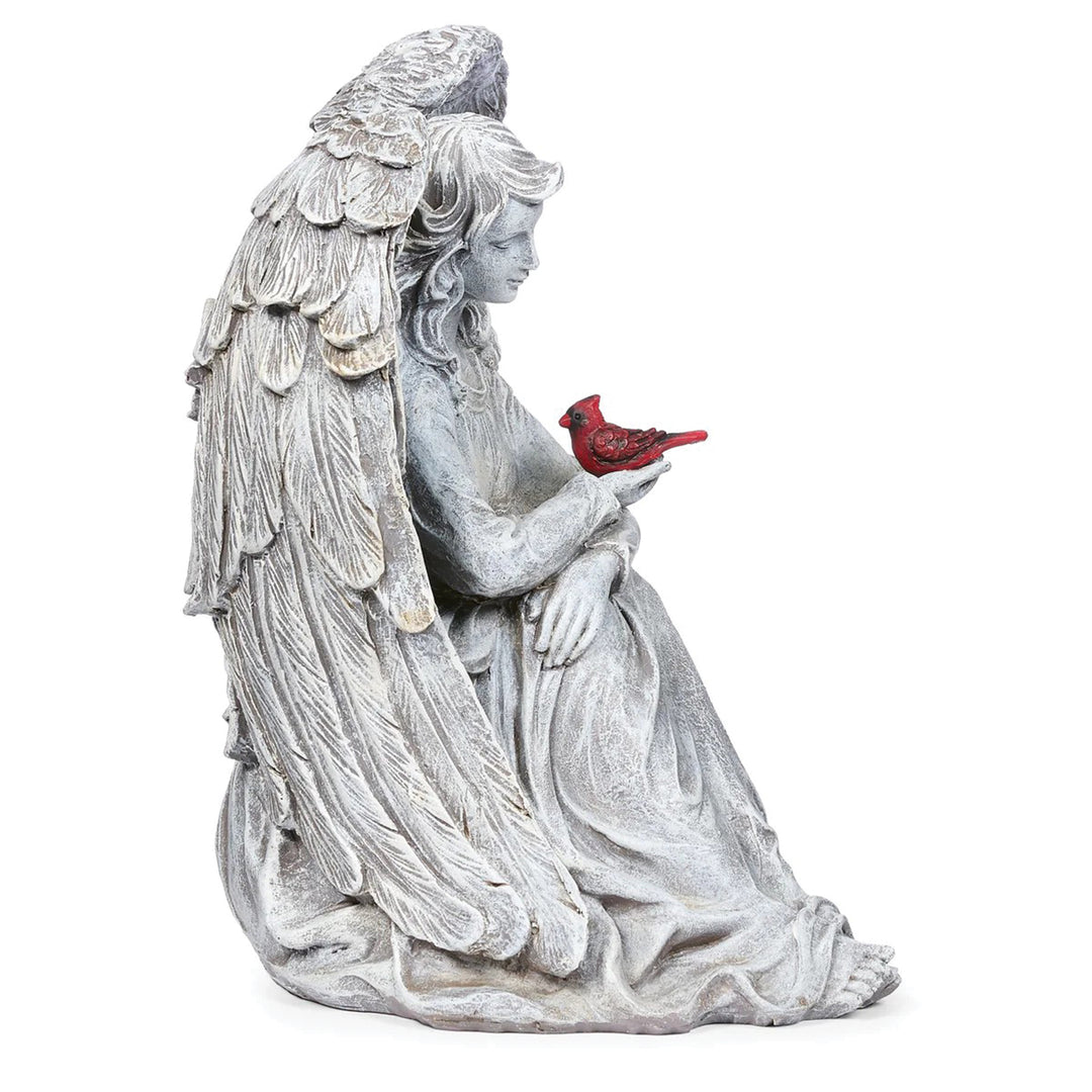 Angel with Cardinal Memorial Statue
