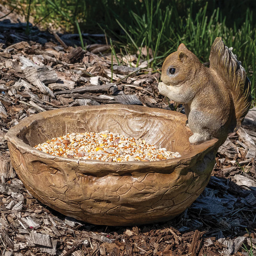 Squirrel Birdfeeder with Acorn