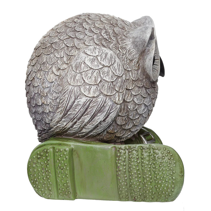 Pudgy Pals Owl on Boot Statue