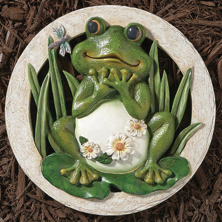 Whimsical Garden Animal Stepping Stones Frog & Daisies