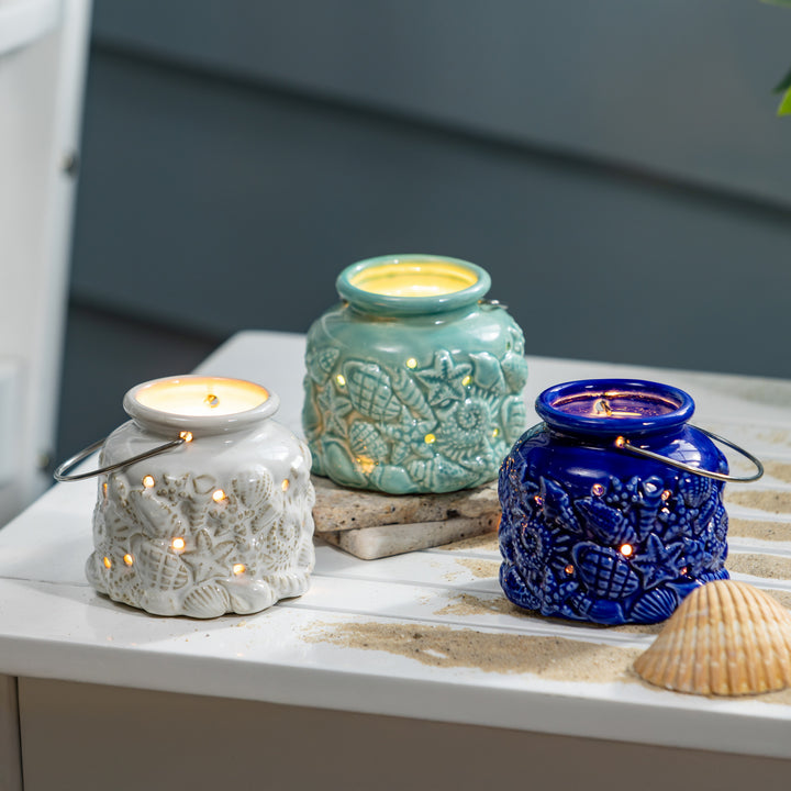 Ceramic Coastal Lantern