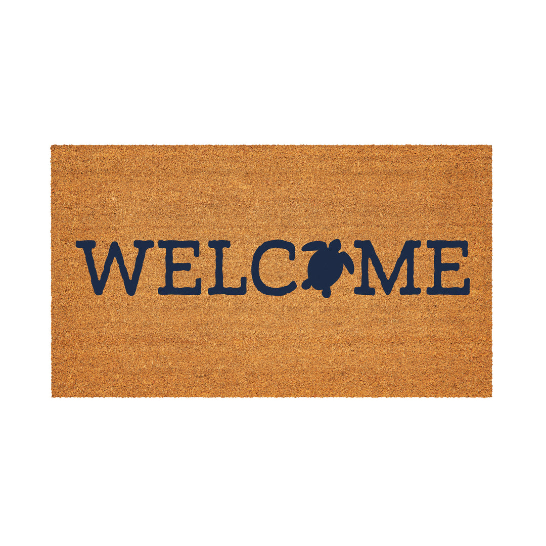 Coastal Coir Welcome Turtle Doormat