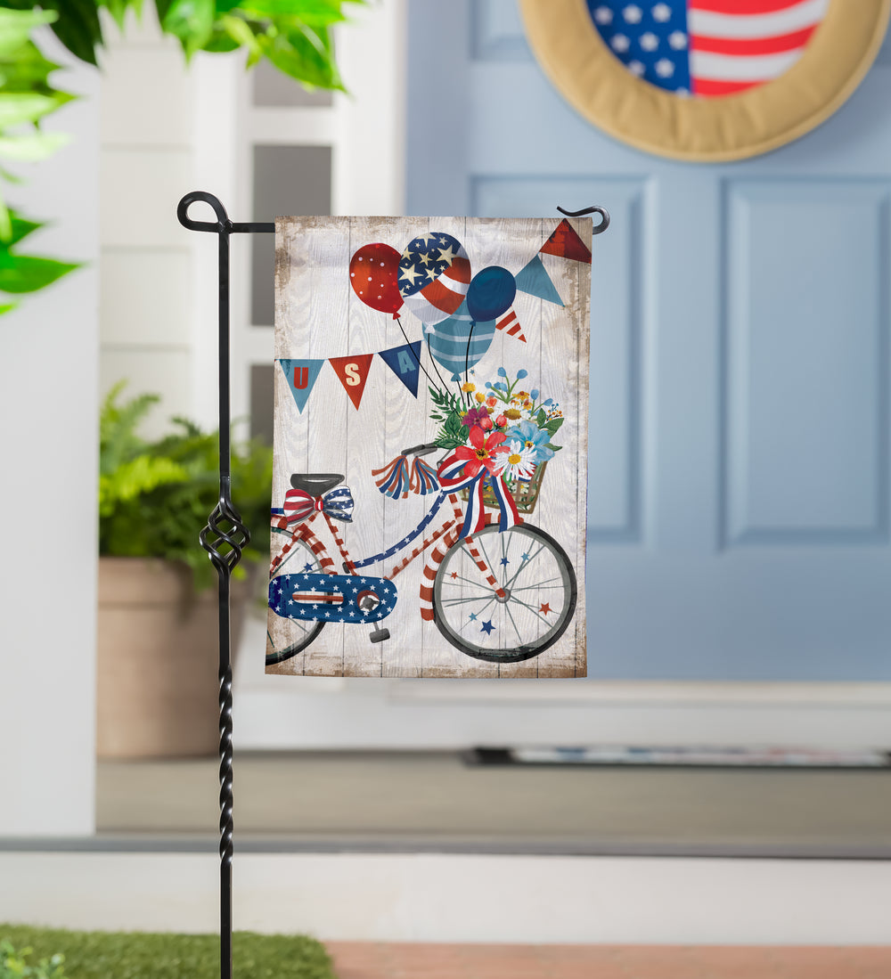 American Classic Bicycle Garden Flag