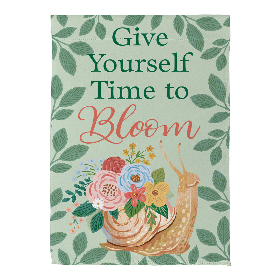 What She Shed Bloom Suede Garden Flag