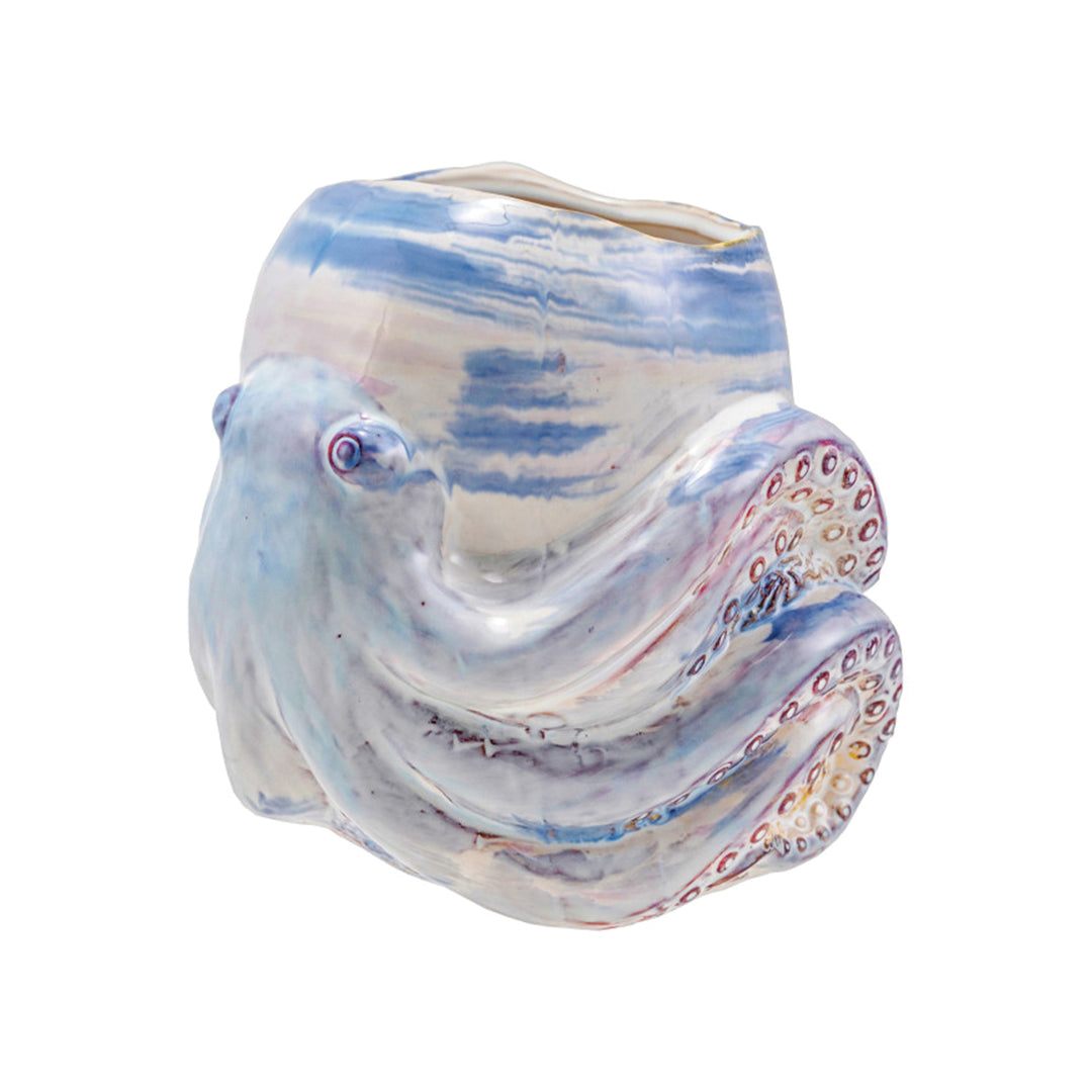 Stoneware Octopus Planter