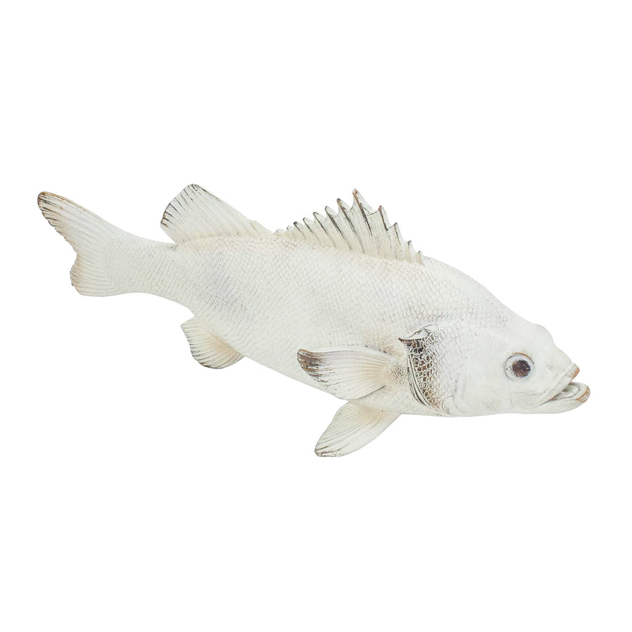 Resin Sea Bass Sculpture