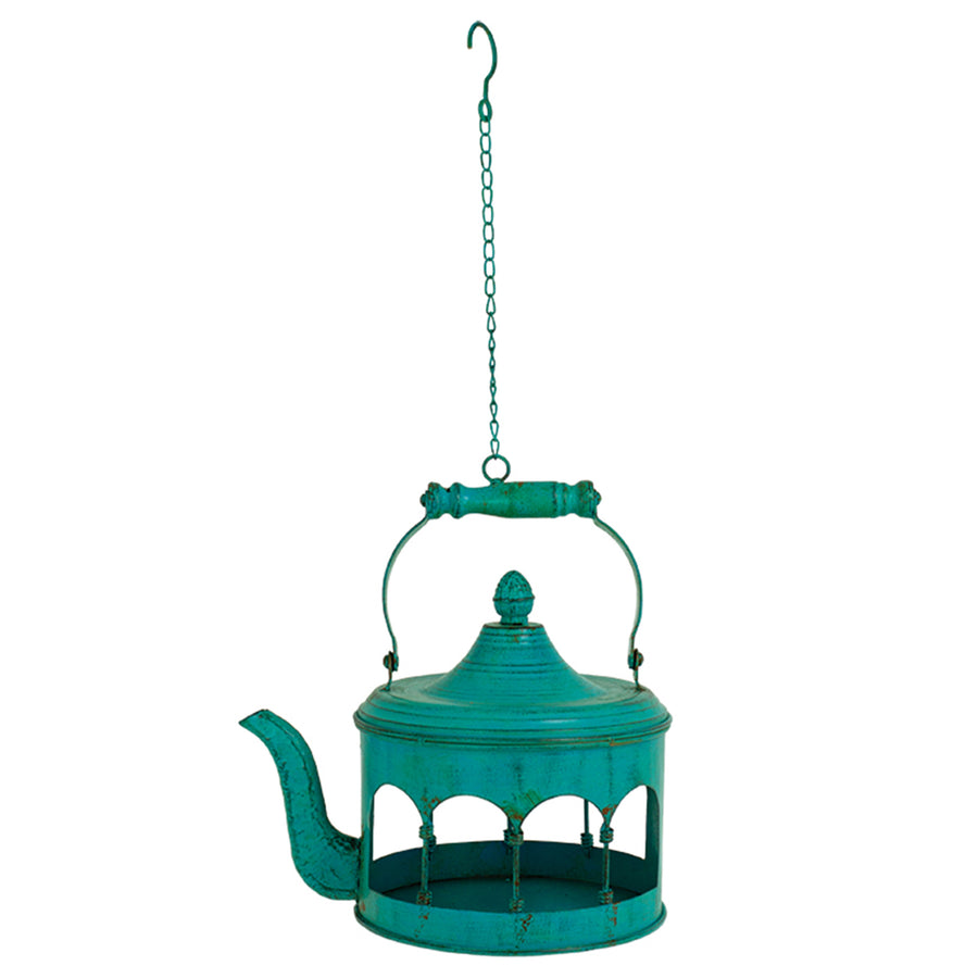 Hanging Teapot Bird Feeder