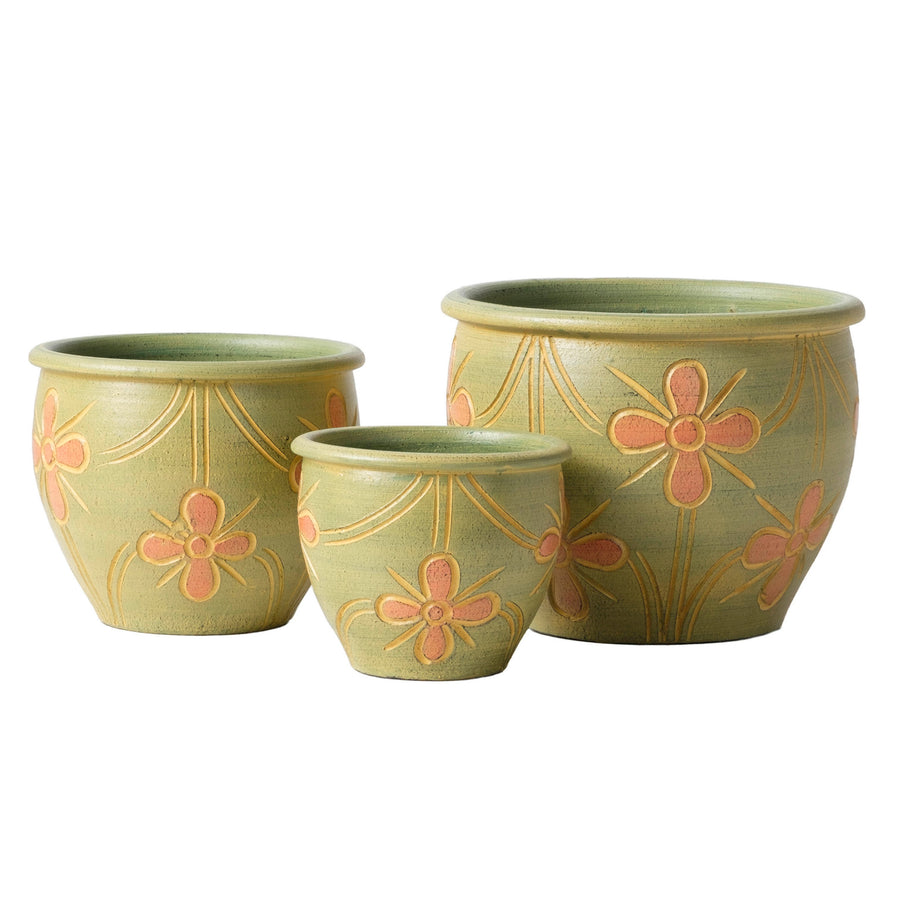 Blossom Terra Cotta Planter
