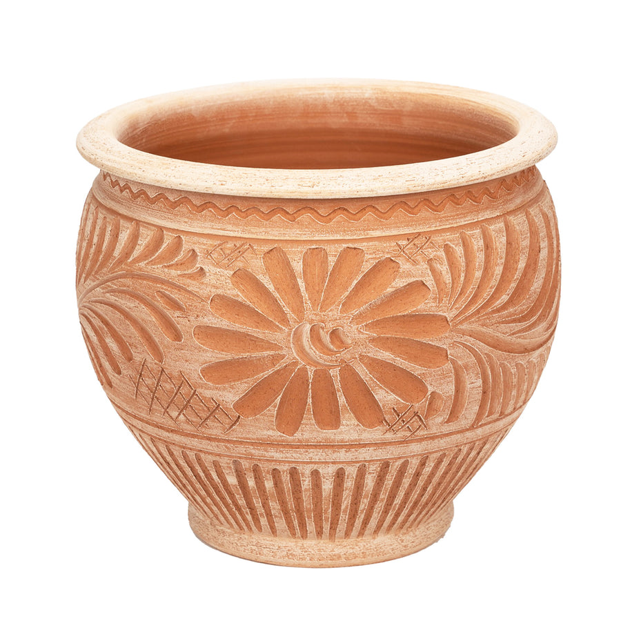 Caspo Carved Flora Planter