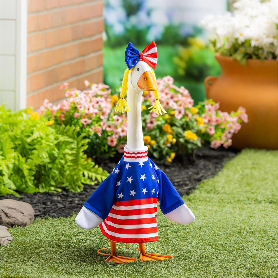 Porch Goose Outfit, Patriotic Dress