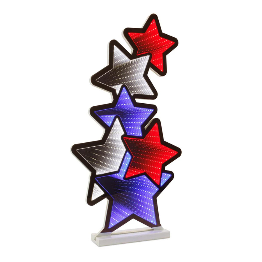 Patriotic Star Stack Ekkolight with UL Plug