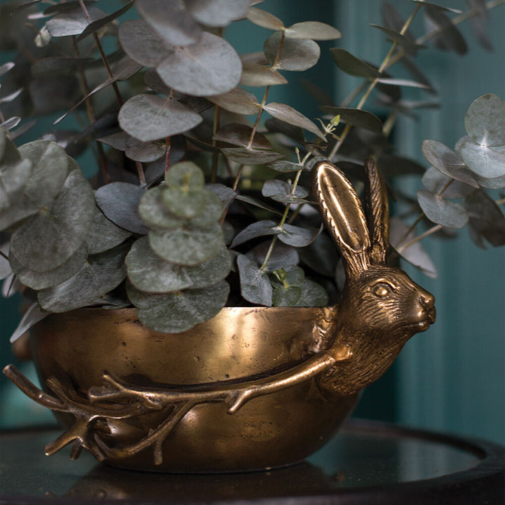 Figurine Handle Bowl