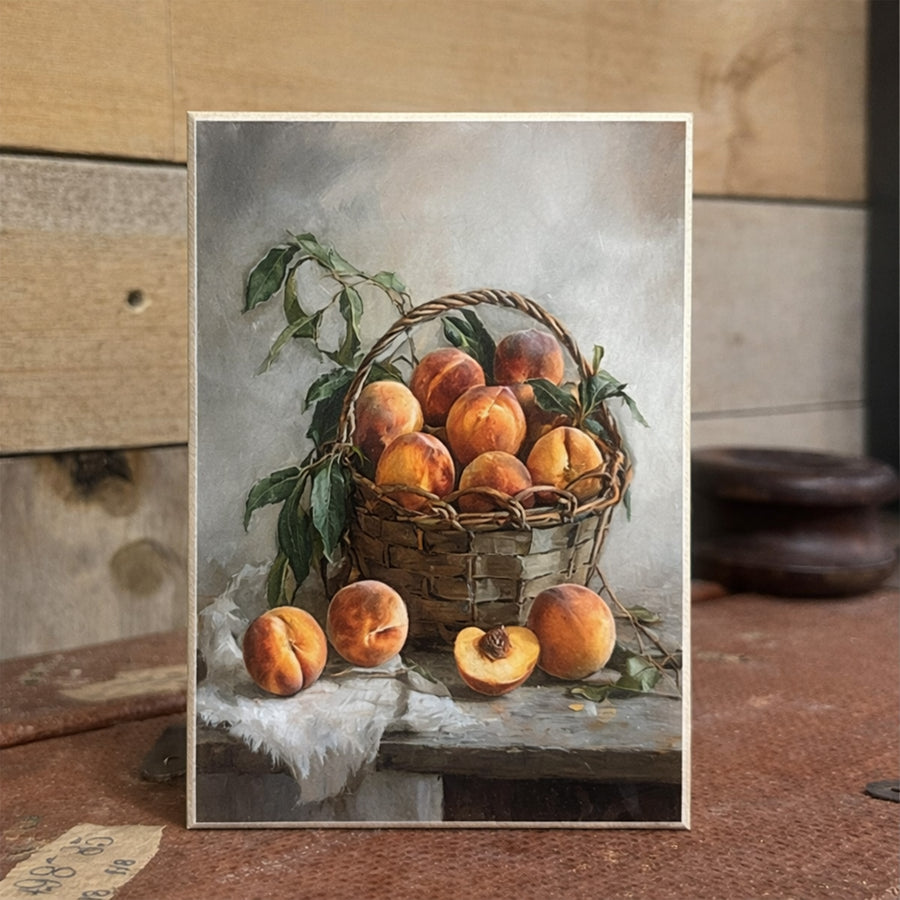 Basket of Peaches Block