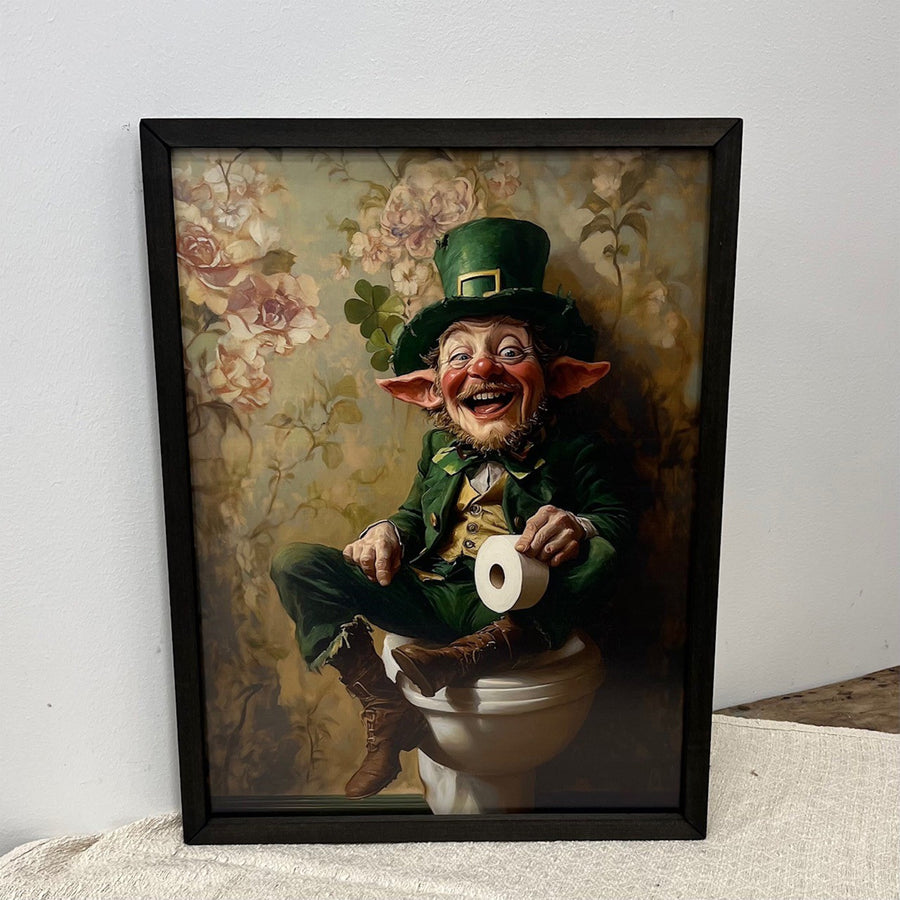 St. Patrick's Bathroom Framed Wall Art
