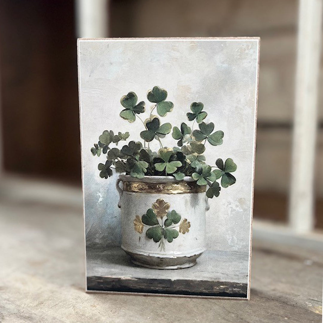 Irish Clover Block