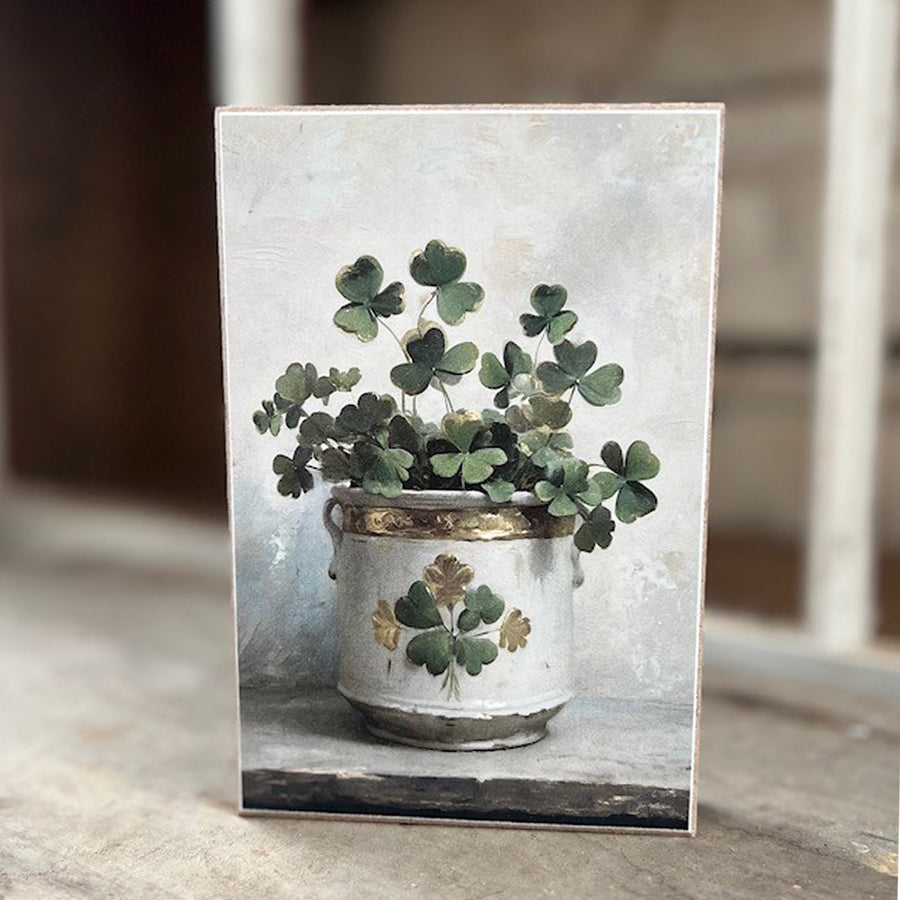 Irish Clover Block
