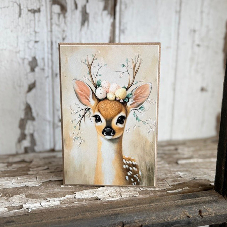 Easter Reindeer Block