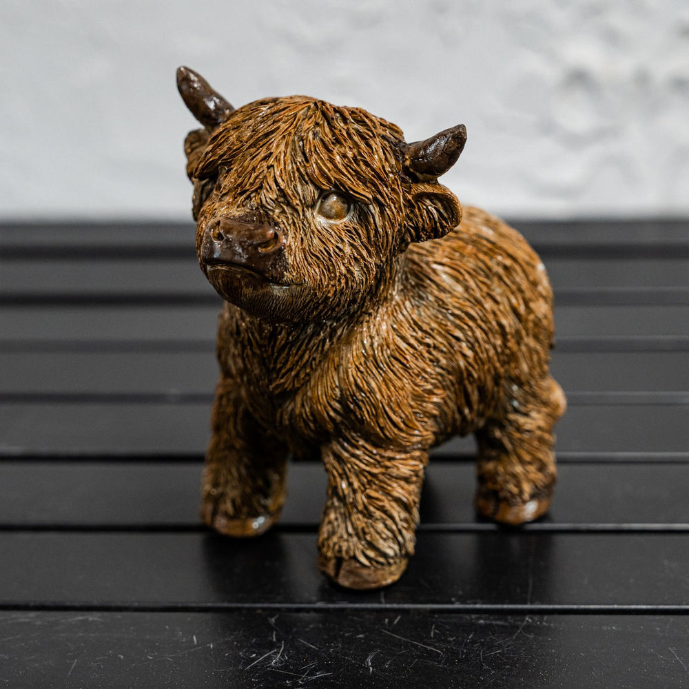 Sitting Highland Cow Standing