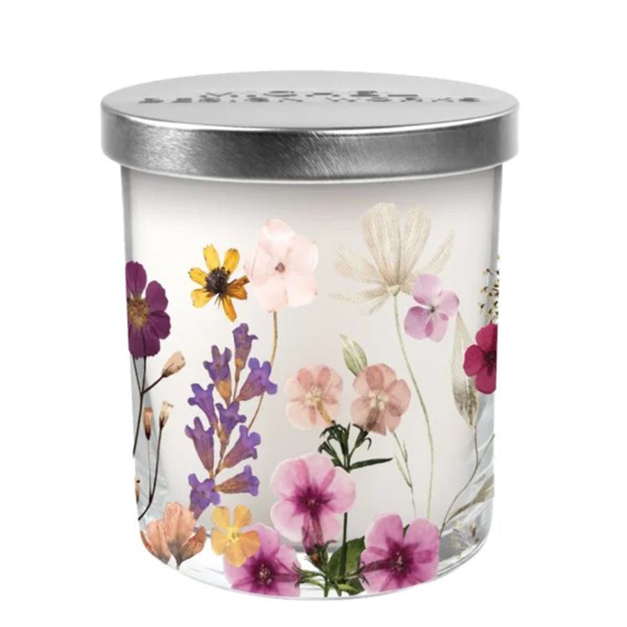 Michel Design Works Pressed Flowers Candle