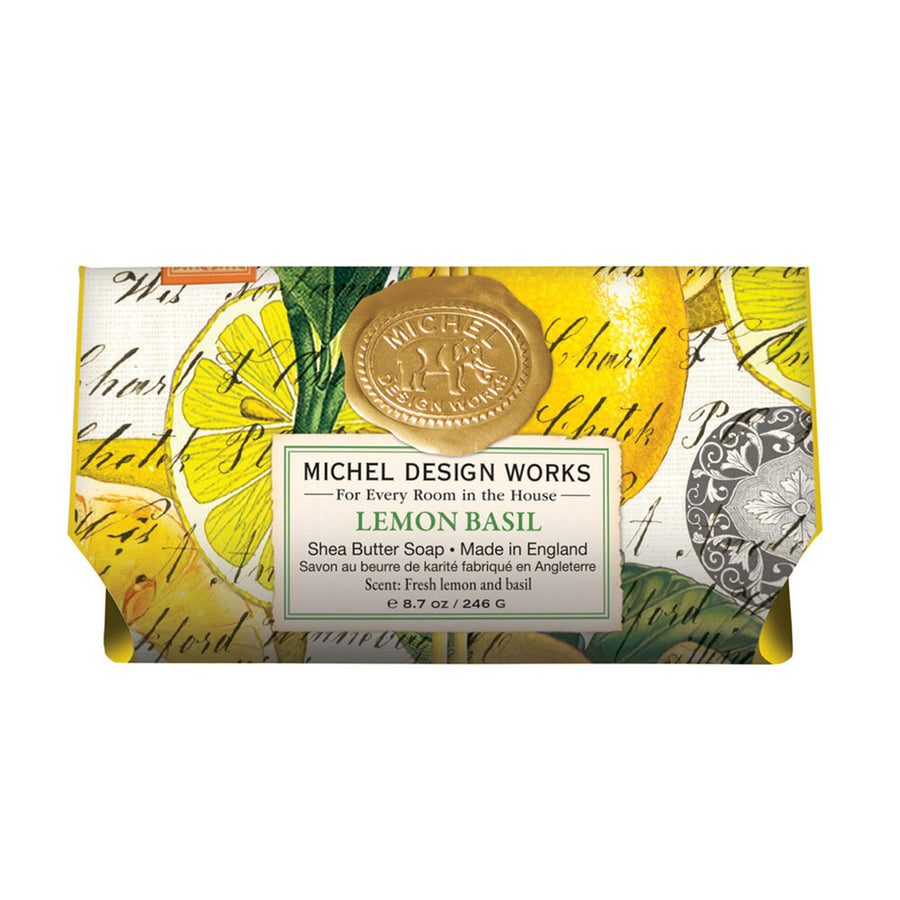 Michel Design Works Lemon Basil Bath Bar Soap