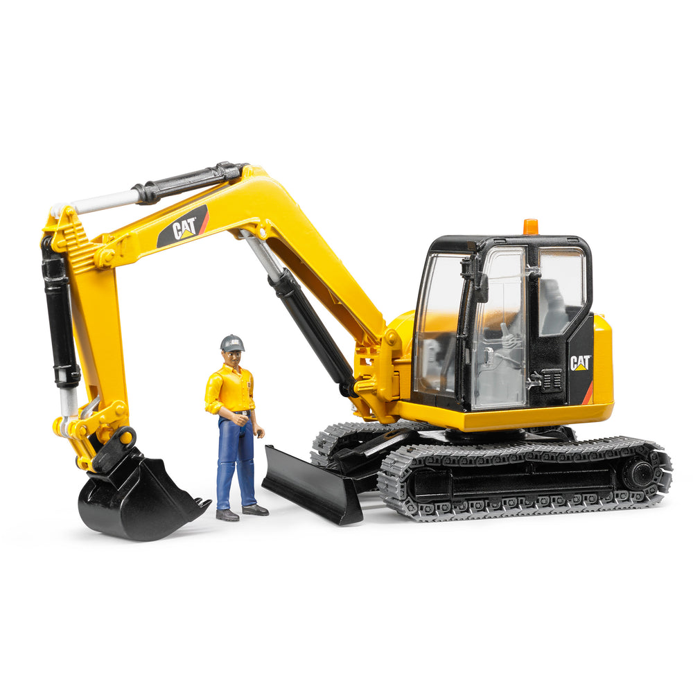 CAT Mini Excavator with Worker Toy