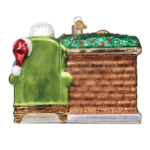 Santa at Hearth Ornament