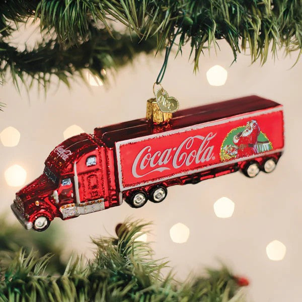 Coca Cola Christmas Truck Ornament