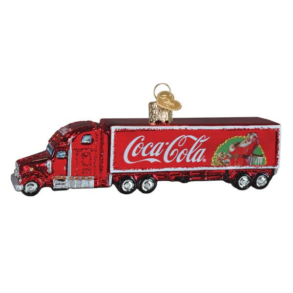 Coca Cola Christmas Truck Ornament